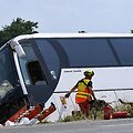Prancūzijoje apvirto autobusas / JEAN-FRANCOIS MONIER / AFP