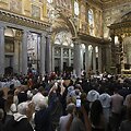 Pamaldos Didžiojoje &Scaron;vč. Mergelės Marijos bazilikoje / Domenico Stinellis / AP