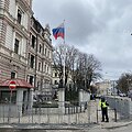 Rusijos ambasada Rygoje / Alexander Welscher / dpa/picture-alliance