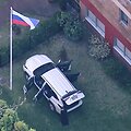 Automobilis prie Rusijos konsulato Sidnėjuje /  / AP