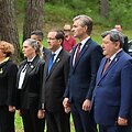 Izraelio prezidentas Holokausto aukų pagerbime Panerių memoriale / URM nuotr.