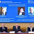 Nobelio ekonomikos prizo skyrimas /  / AP