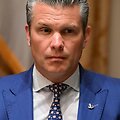 Pete'as Hegsethas / SAUL LOEB / AFP