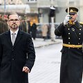 I&scaron;kilminga Kra&scaron;to apsaugos ministrų pasikeitimo ceremonija / Paulius Peleckis/BNS nuotr.
