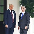 D. Trumpas ir B. Netanyahu / Shawn Thew - Pool via CNP / ZUMAPRESS.com