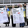 Demonstrantai Briuselyje / IMAGO/Didier Lebrun / IMAGO/Photo News