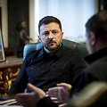 Volodymyras Zelenskis / Ukraine Presidency/Ukrainian Pre / ZUMAPRESS.com