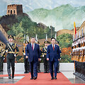 Lee Jae Myungas ir Xi Jinpingas / CHINE NOUVELLE/SIPA / CHINE NOUVELLE/SIPA