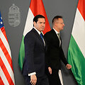 M. Rubio su vengrų užsienio reikalų ministru / ALEX BRANDON / AFP
