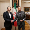 Abbasas Araghchi su Rafaeliu Grossi / - / AFP