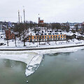 Nuskendusio laivo liekanos Stokholme / JONATHAN NACKSTRAND / AFP