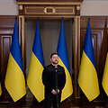 Volodymyras Zelenskis / TETIANA DZHAFAROVA / AFP