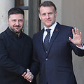 Volodymyras Zelenskis, Emmanuelis Macronas