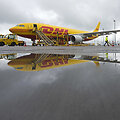 DHL bendrovės naudojamas lėktuvas Leipcige / AP nuotr.