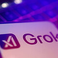 &bdquo;Grok&ldquo; logotipas / Dado Ruvic / REUTERS