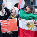 Protestas prie&scaron; islamistinį Iraną / Matteo Nardone/IPA/SIPA / Matteo Nardone/IPA/SIPA