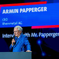 &bdquo;Rheinmetall&ldquo; vadovas Arminas Pappergeris / IMAGO/Noah Wedel / IMAGO/Noah Wedel