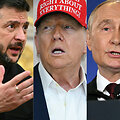Volodymyras Zelenskis, Donaldas Trumpas, Vladimiras Putinas