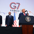 Donaldas Trumpas G7 susirinkime / ANNA MONEYMAKER / Getty Images via AFP