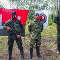 ELN sukilėliai Kolumbijoje.