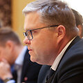 Lietuvos banko vadovas Vitas Vasiliauskas susitinka su opozicijos atstovais