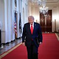 JAV prezidentas Donaldas Trumpas / BRENDAN SMIALOWSKI / AFP
