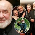 Antanas &Scaron;urna su Nijole Gelžinyte ir žmona Birute (de&scaron;inėje)