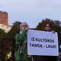Meninė akcija &bdquo;I&scaron; kultūros tamsą &ndash; lauk&rdquo;