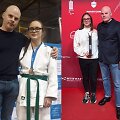 Monika Aželionytė su treneriu Dariumi Jukoniu