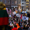 Ketvirtadienio protestas &bdquo;&Scaron;alin rankas nuo laisvo žodžio!&ldquo;