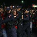 Albanijos futbolo rinktinę sirgaliai pasitinka kaip nugalėtojus
