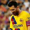 &bdquo;Levante&ldquo; futbolininkai 3:1 įveikė &bdquo;Barcelona&ldquo; ekipą su L.Messi prie&scaron;akyje.