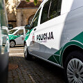 Naujų policijos automobilių &bdquo;Mercedes-Benz&ldquo; perdavimas.