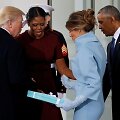 Donaldas Trumpas, Michelle Obama, Melania Trump ir Barackas Obama