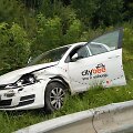 &bdquo;Citybee&ldquo; automobilio &bdquo;Volkswagen Golf&ldquo; avarija