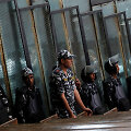 Egipto policija prie teismo Kaire