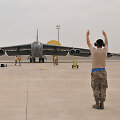 JAV bombone&scaron;is B-52 bazėje Katare