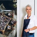 Nida Degutienė ir jos keptas itali&scaron;kas obuolių pyragas