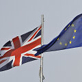 Didžiosios Britanijos ir Europos Sąjungos vėliavos