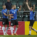 Estijos futbolininkų džiaugsmas