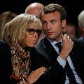 Emmanuelis Macronas su žmona Brigitte Trogneux