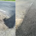 Sugadinto asfalto atitaisymo darbai Kauno Lazdijų gatvėje