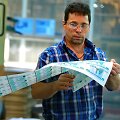 Nesupjaustyti rublio banknotai 