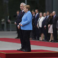 A.Merkel ėmė nevalingai drebėti&nbsp;skambant nacionaliniams himnams per Suomijos premjero&nbsp;Antti Rinne&nbsp;priėmimą