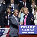 Nigelas Farage'as dalyvavo respublikonų kandidato į JAV prezidentus Donaldo Trumpo kampanijos renginyje Misisipės valstijoje