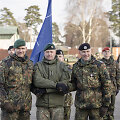 NATO prie&scaron;akinių pajėgų bataliono kovinės grupės rotacija