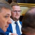 Ramūnas Karbauskis ir Justas Džiugelis