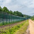 Ministrė A. Bilotaitė susipažino su pasienio juostoje jau esama infrastruktūra ir patrulio tako įrengimo darbų eiga