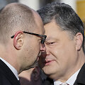 Arsenijus Jaceniukas ir Petro Poro&scaron;enka