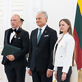 Lietuvos Respublikos Prezidentas Gitanas Nausėda įteikė valstybės apdovanojimus
